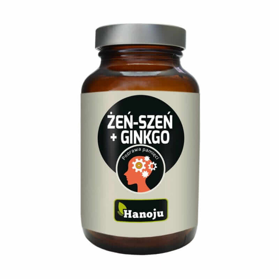 Ginseng + Ginkgo Biloba 60 Kapseln. Hanoju