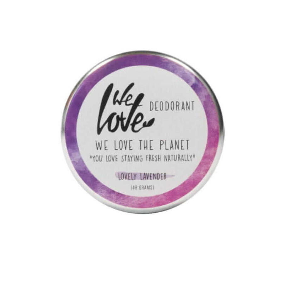 Deodorant cremă Lovely Lavender 48g, certificat fără aluminiu - We Love the Planet