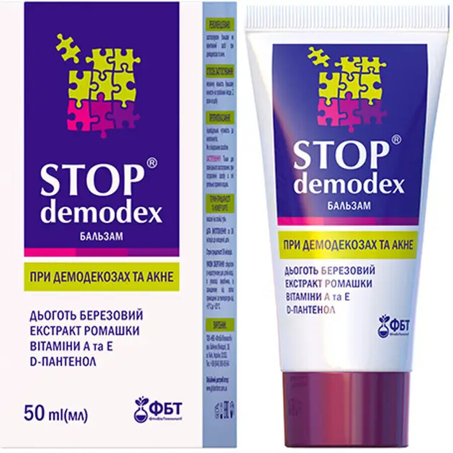 Balsam pentru față și corp Stop Demodex, 50 ml, Biosfera
