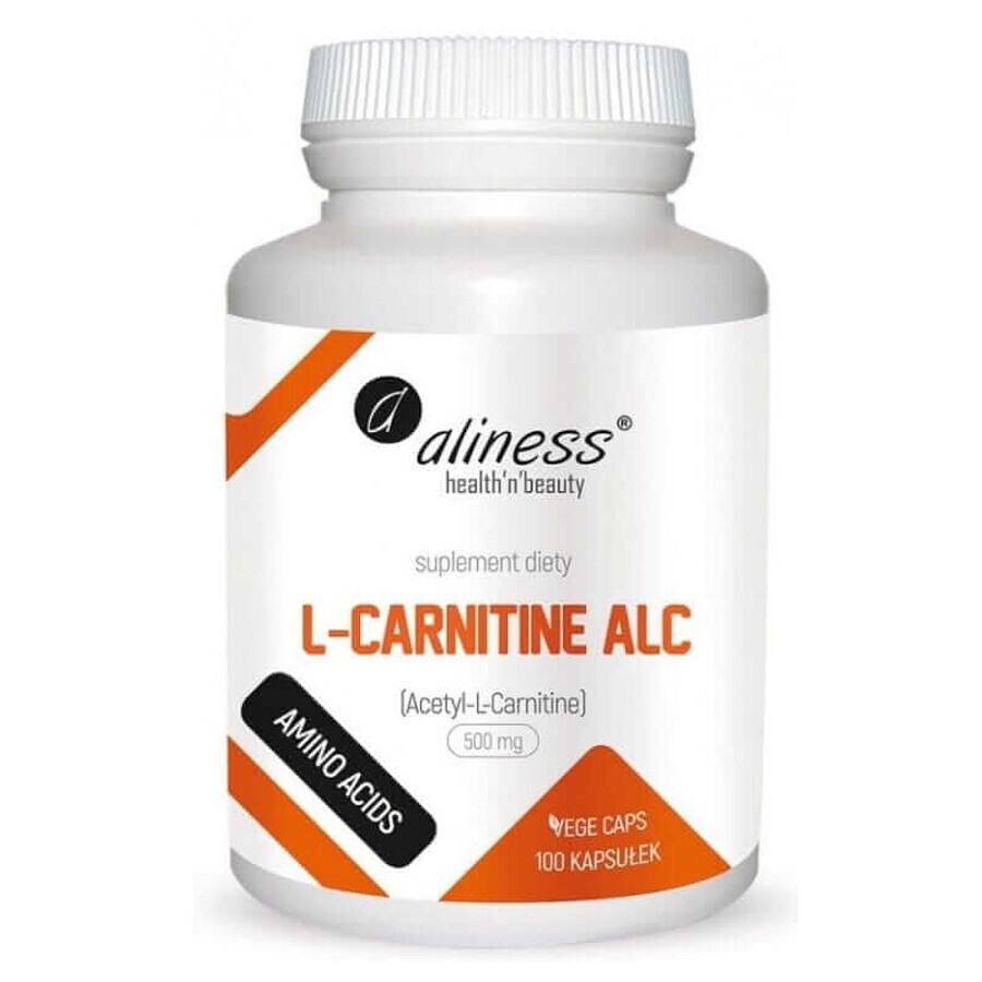 Cumpără L-carnitină ALC carnitină 500mg 100 caps, Aliness L-carnitină ALC carnitină 500mg 100 caps, Aliness