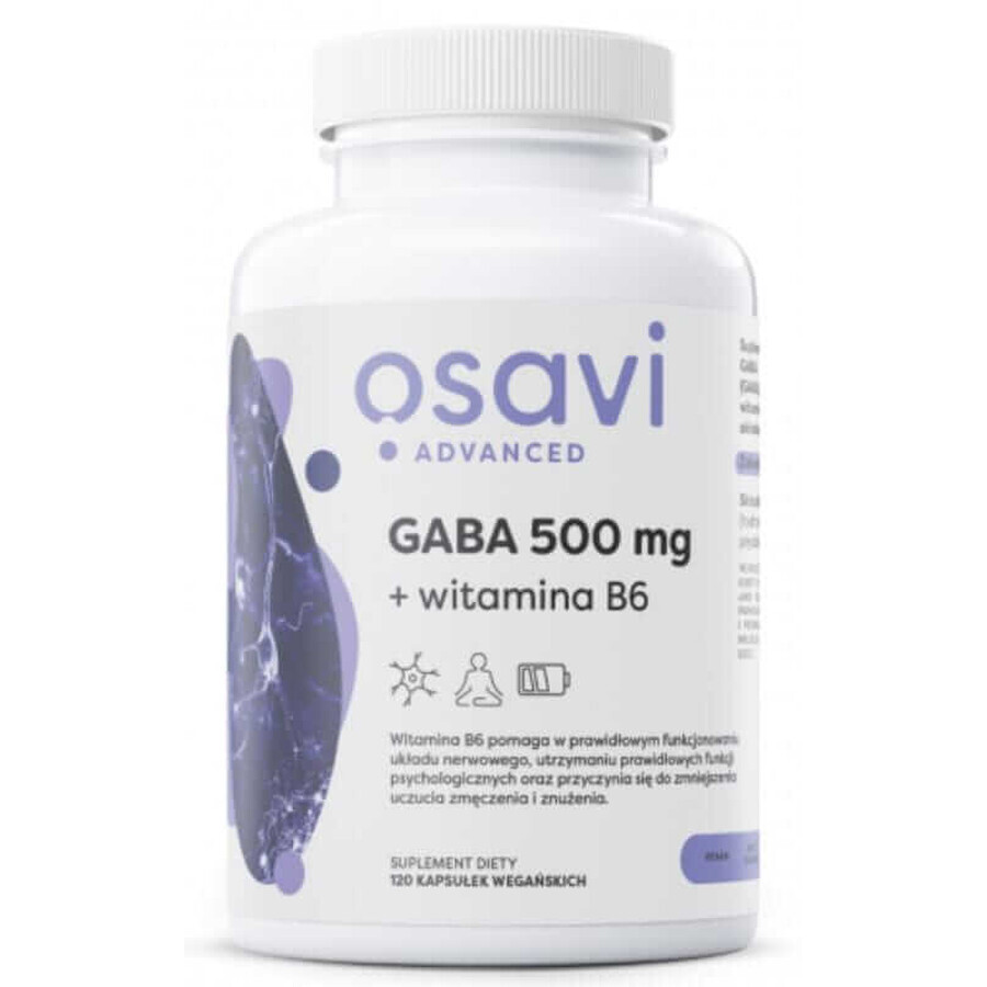 Osavi GABA 500 mg + vitamine B6 (120 gélules)