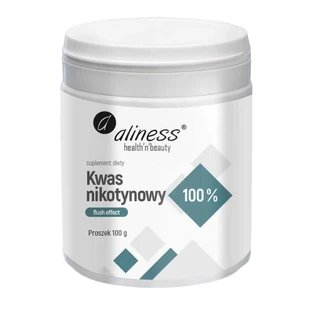 Nicotinic acid pure powder 100% pure washing effect 100 g Aliness