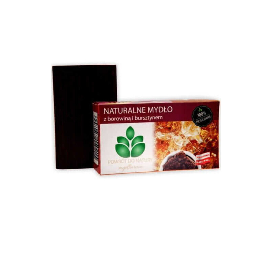 Jabón natural con turba y ámbar 100 g Retorno a la Naturaleza