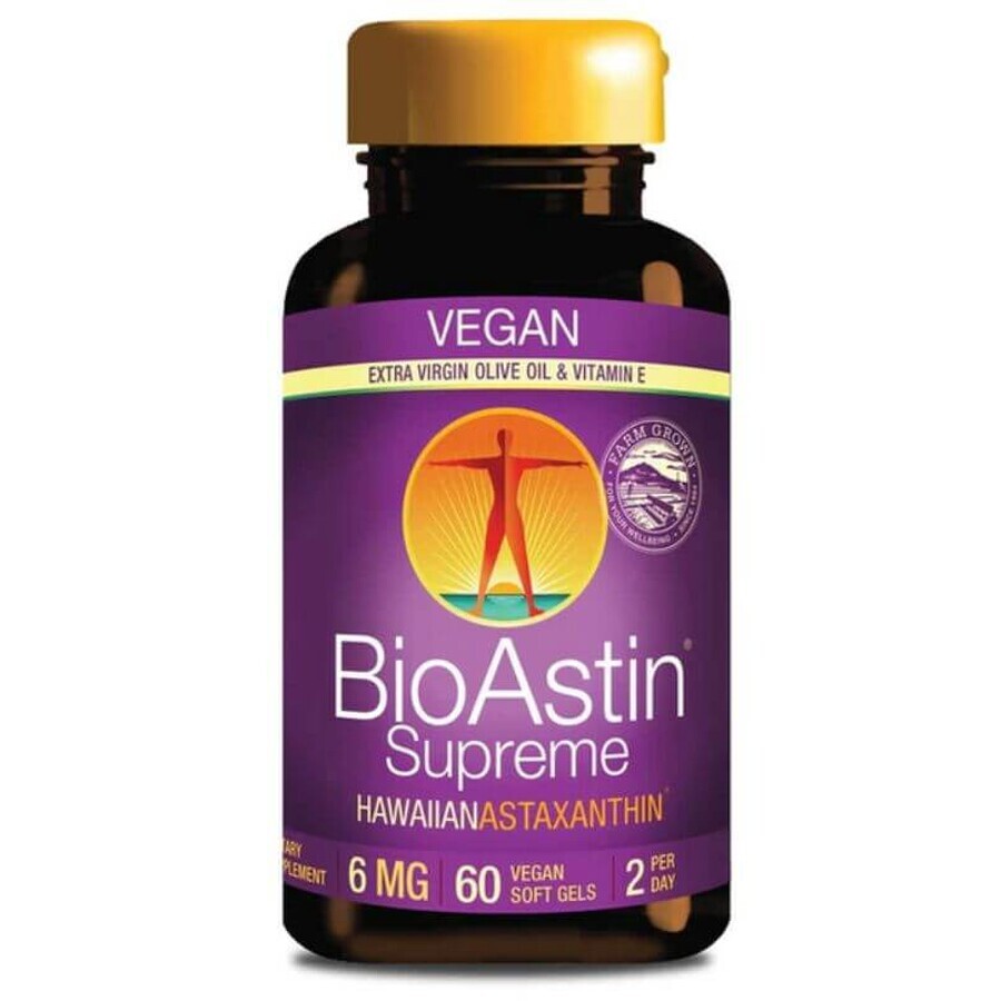 BioAstin® Astaxanthin Supreme 6 mg (60 Kapseln)