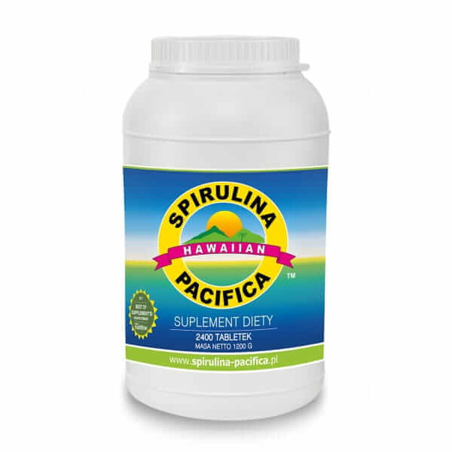 Spiruline Pacifica Hawaïenne 2400 comprimés 500mg, Cyanotech