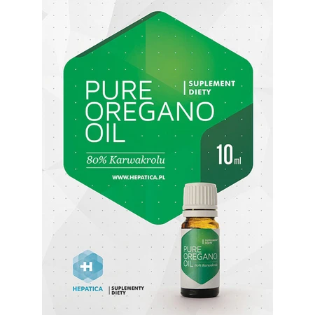 Pure olie van oregano (80%) carvacrol 10 ml Hepatica