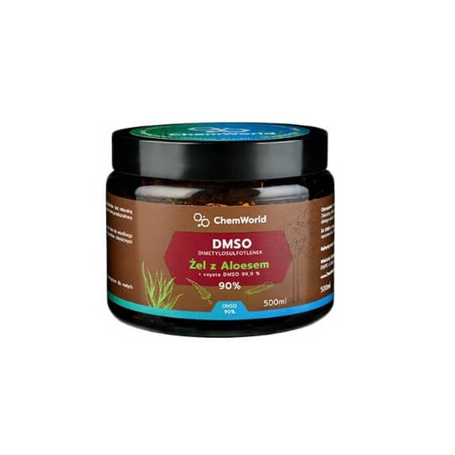 DMSO Gel 90% avec Aloe Vera - Très puissant 500 ml ChemWorld