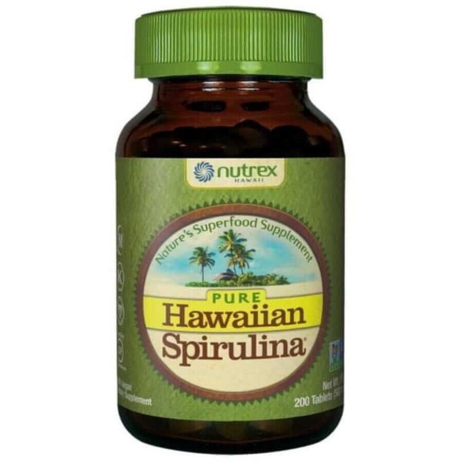 Spirulina Hawaii Pacifica 500 mg (200 comprimate) CyanoTech