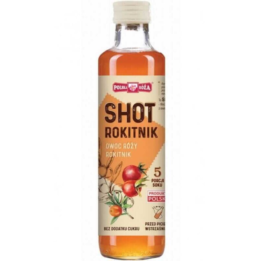 Shot Rokitnik (mélange de jus de fruits) 250ml Polska Róża