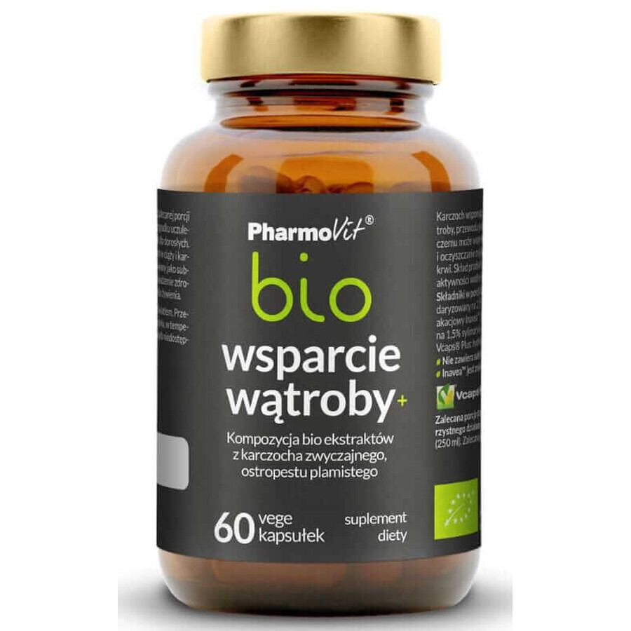 BIO suport hepatic + bio 60 capsule Pharmovit