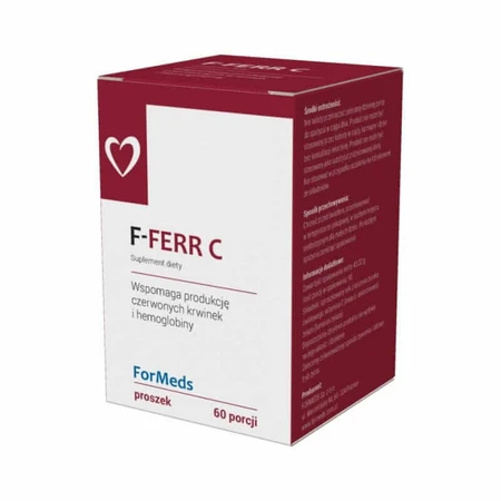 FERR C fier POWDER (60 porties) Vormen