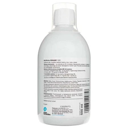 Silor+B+J Organisch Silicium met Borium en Jodium 500ml Invex Remedies