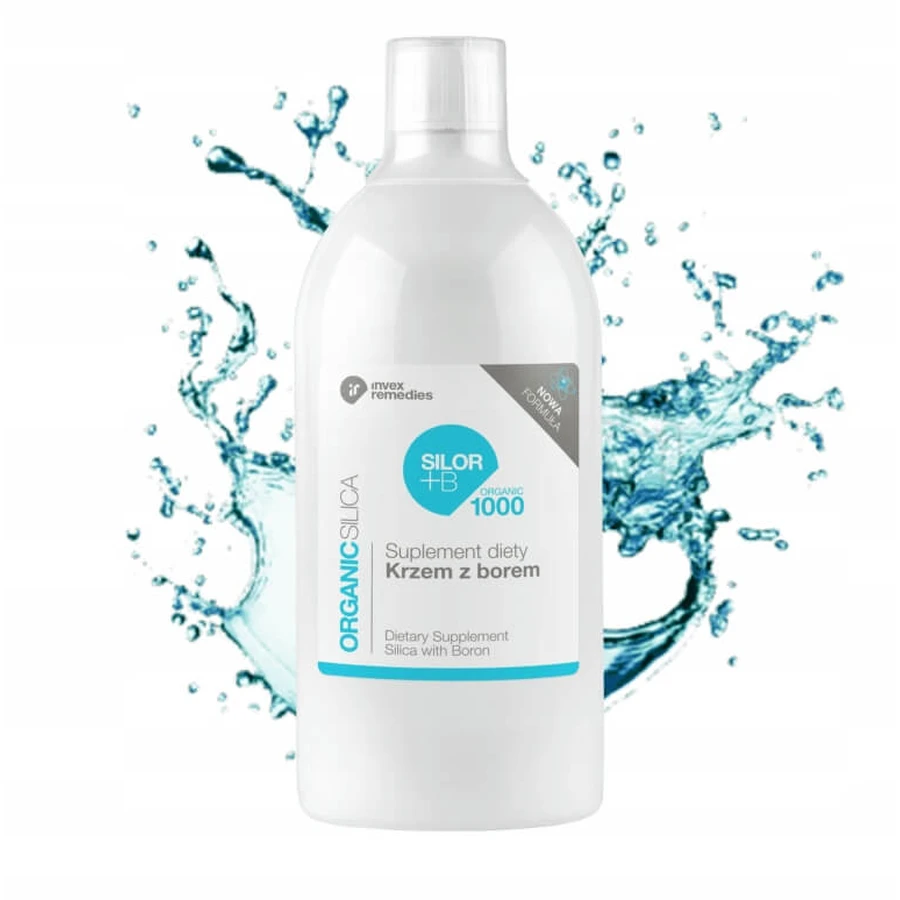 Silor+B+J Organisch Silicium met Borium en Jodium 500ml Invex Remedies