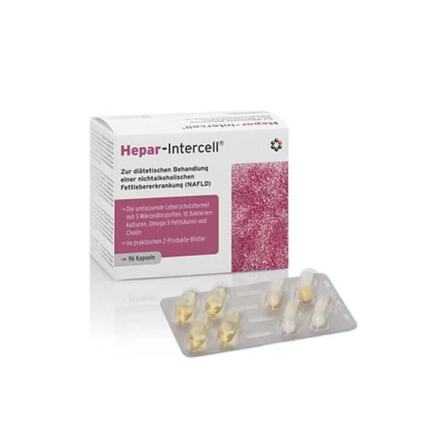 Hepar Intercell liver support 96 capsules