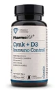 Zinc + D3 Immuno Control 90 gélules Pharmovit