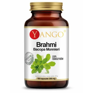 Brahmi (Bacopa Monnieri) extract 50% bacoside 100 capsules YANGO
