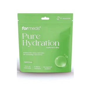 Pure hydratatie elektrolyten matcha smaak 14 sachets Formeds