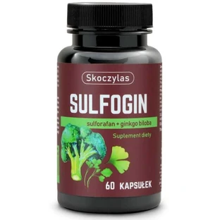 Skoczylas Sulfogin sulforafano + ginkgo biloba 60 cápsulas