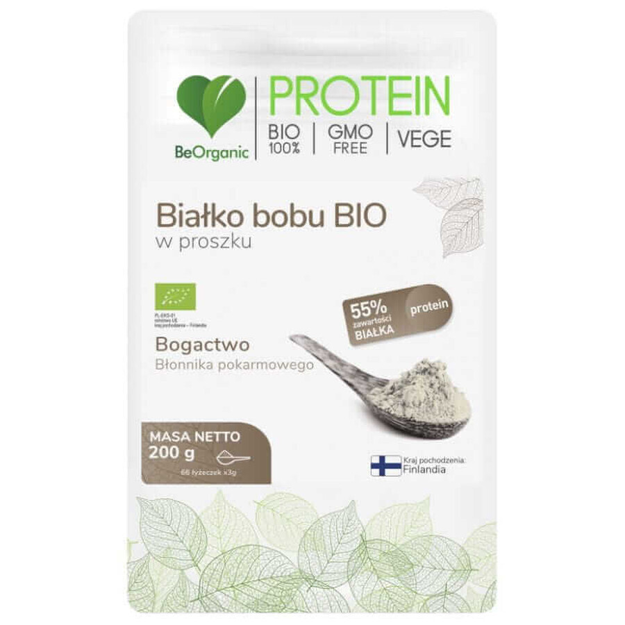 BeOrganic proteína de judía ecológica en polvo 200g