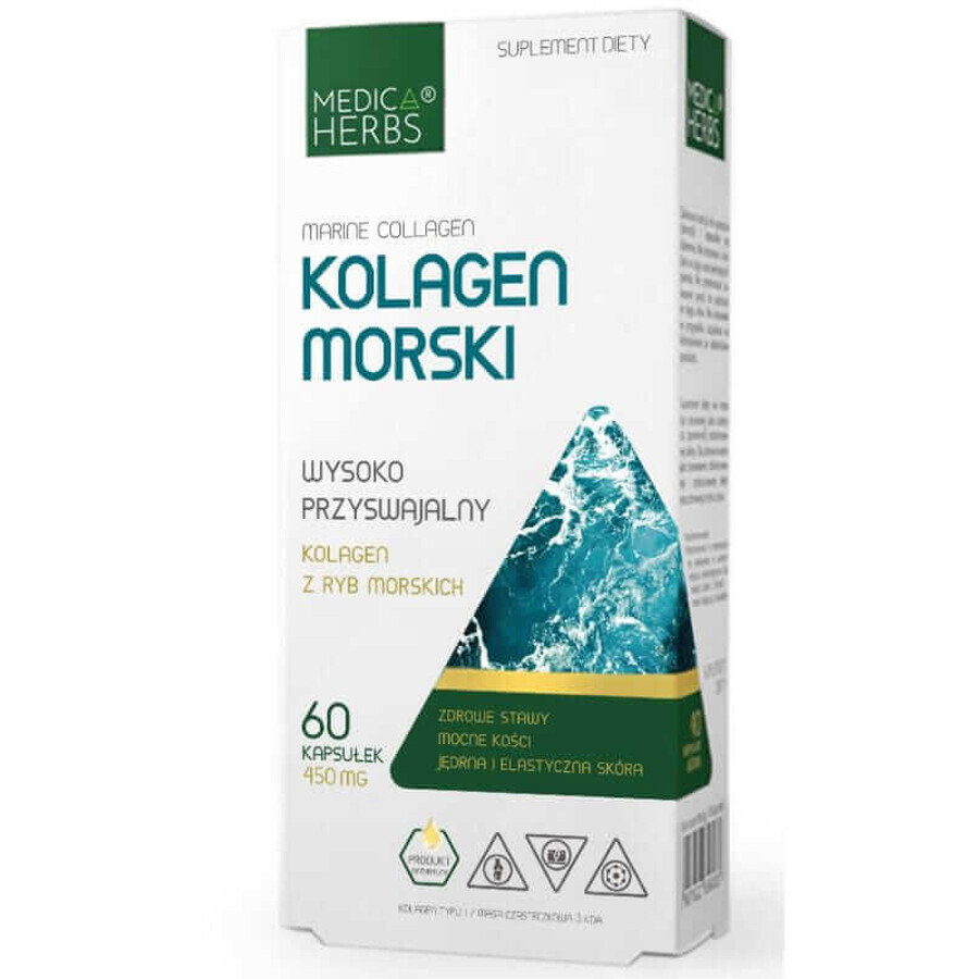 Meereskollagen 450 mg, 60 Kapseln Medica Herbs