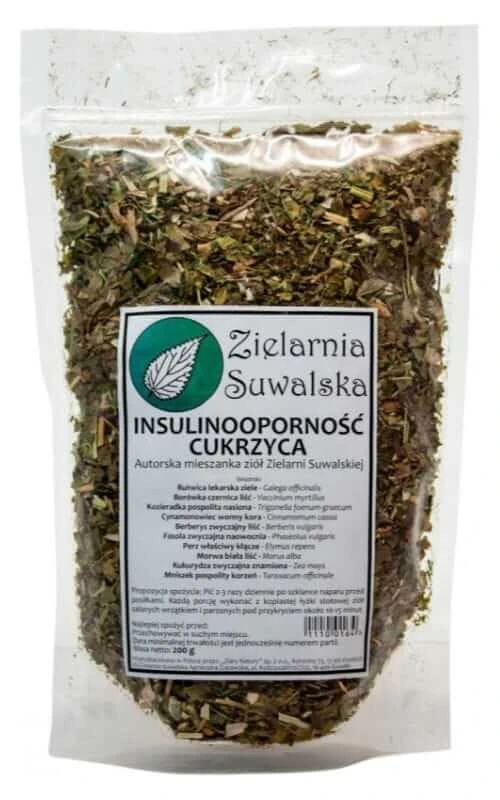 Herbs Insulin Resistance and Diabetes 200g Suwalska Zielarnia Suwalska