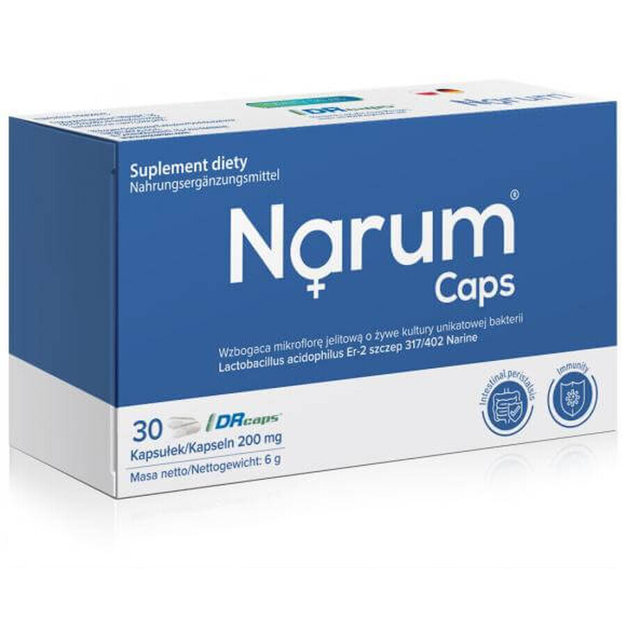 Narum 200 mg 30 gélules