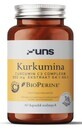 Complejo de curcumina C3 550 mg 60 c&#225;psulas UNS