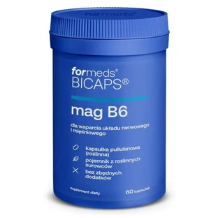 Bicaps Mag B6 Magnesiumcitraat 60 capsules Vormen
