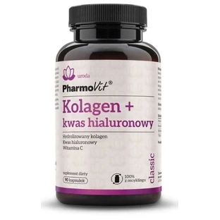 Collagène + acide hyaluronique 90 gélules Pharmovit Classic