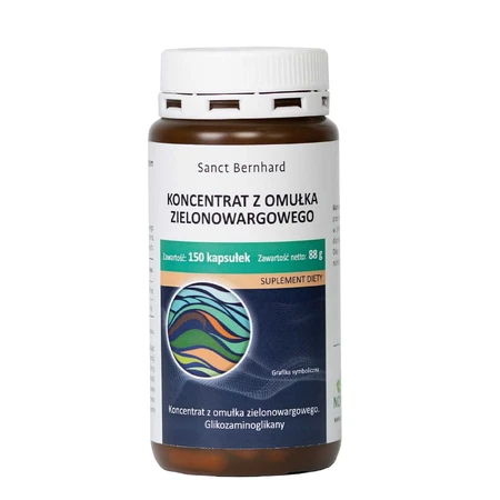 Extracto de molusco de labios verdes (500 mg) 150 cápsulas Sanct Bernhard