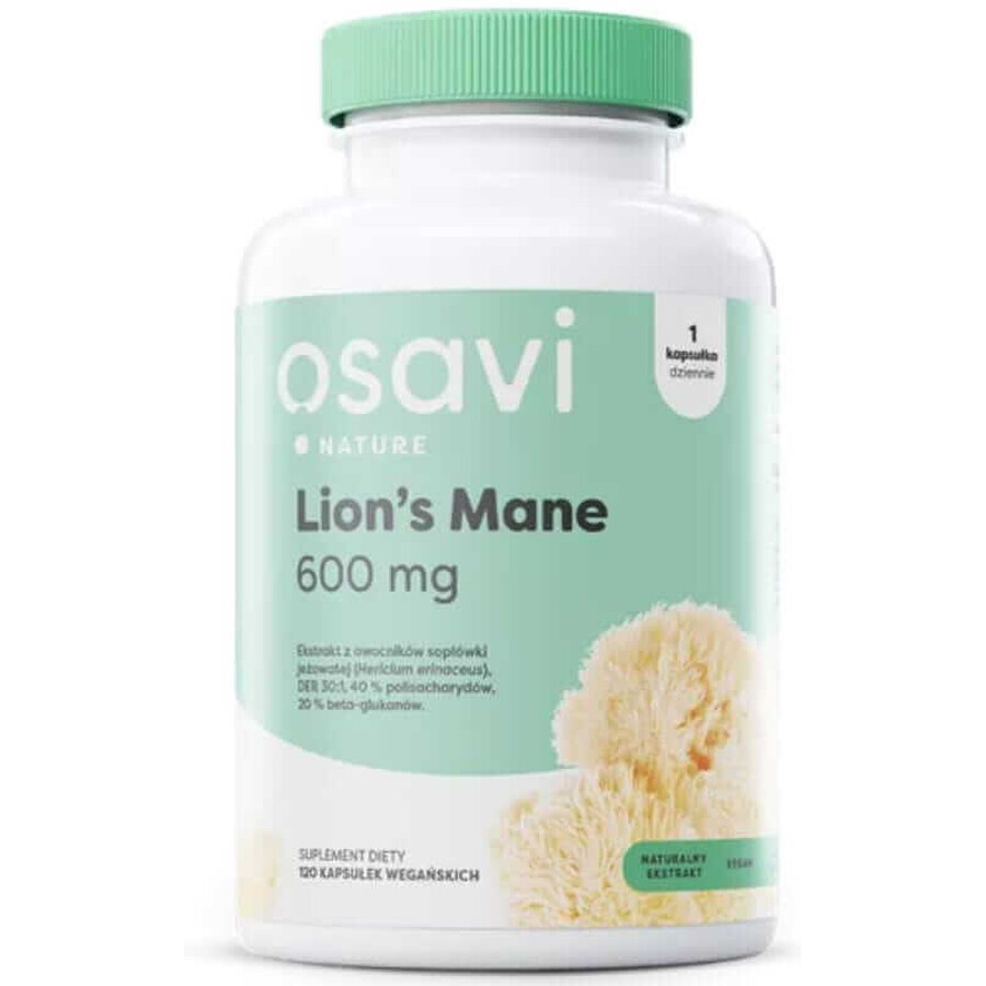 Osavi Leeuwenblad (zonnehoed) 600 mg - 120 veganistische capsules
