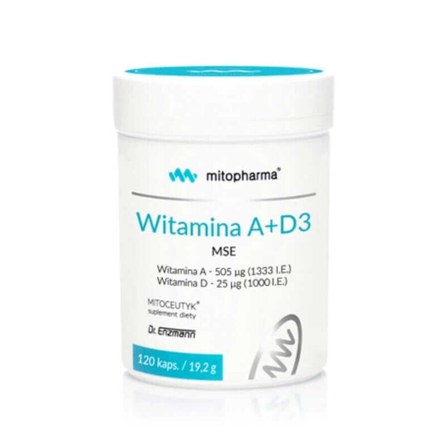 Vitamin A + D3 MSE 120 capsules Dr. Enzmann