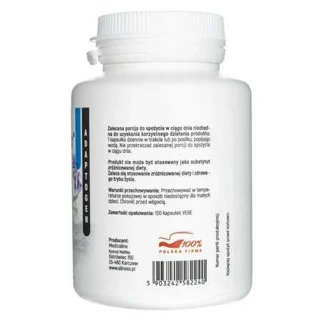 Extracto de Baikal (Baikal Tiroides) 85 %, 400 mg, 100 cápsulas, Aliness