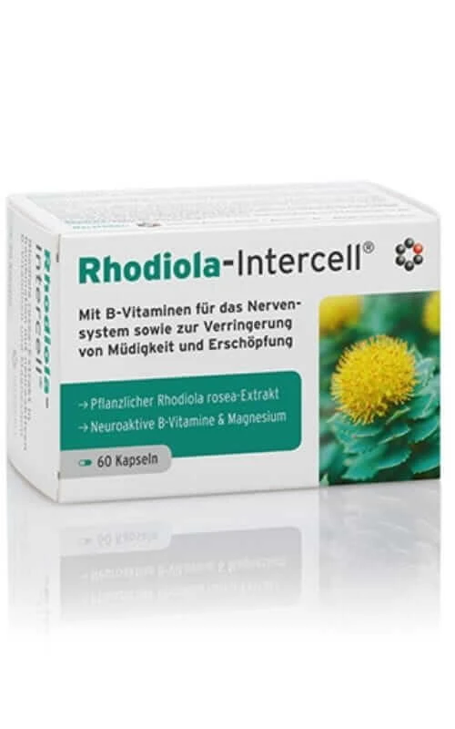 Rhodiola-Intercell Rhodiola rosea extract 60 capsules INTERCELL
