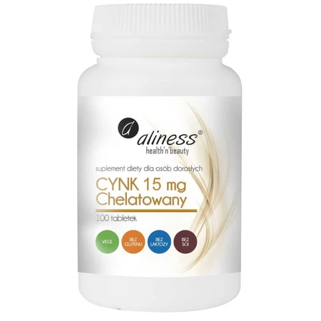 Zinkchelaat 15 mg,100 tabletten Aliness