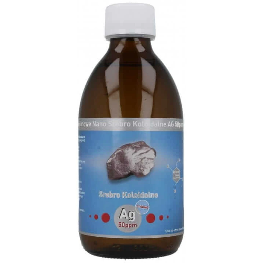 Nano Colloïdaal Zilver STERK Ag 50ppm 300ml Vitacolloids