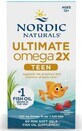 Nordic Naturals Ultimate Omega 2X TEEN Teen Aardbei 60 minicapsules