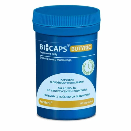 Bicaps Butirato Sódico 60 cápsulas - Formeds