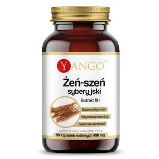 Extracto de ginseng siberiano 10:1 - 90 cápsulas YANGO