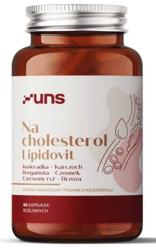 For cholesterol Lipidovit 60 capsules UNS