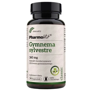 Gymnema silvestre 360 mg 90 cápsulas Pharmovit