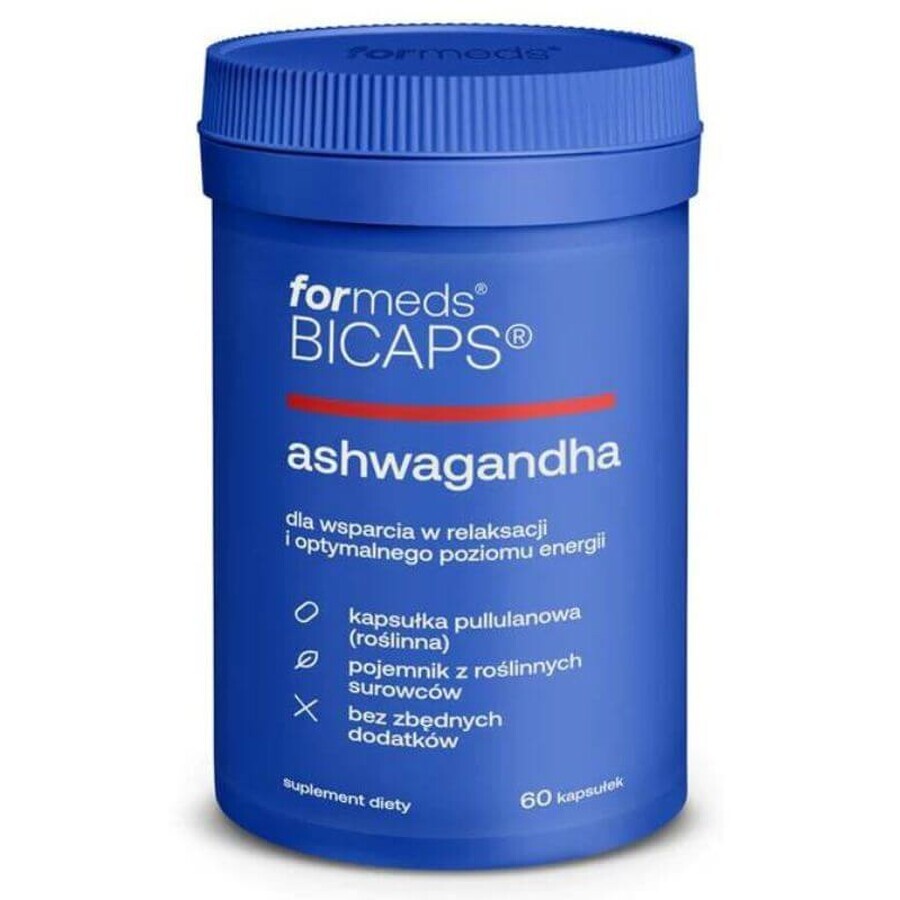 Bicaps Ashwagandha 290 mg extract (10% vitanolides) 60 capsule - ForMeds