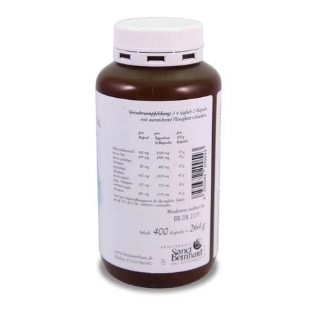 Aceite de alcaravea 400 cápsulas (500 mg) Sanct Bernhard