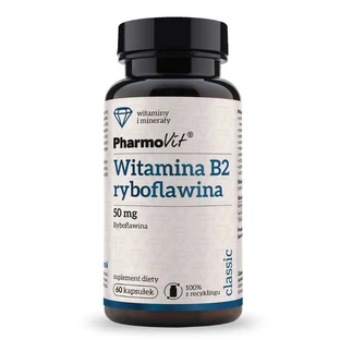 Vitamine B2 riboflavine 50 mg 60 gélules Pharmovit Classic