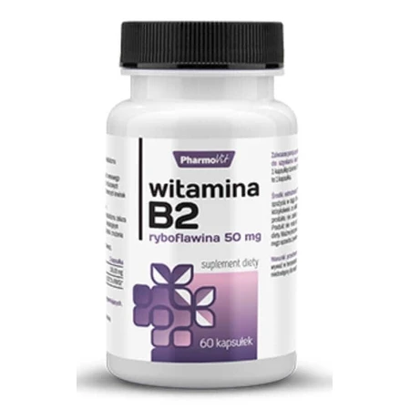 Vitamine B2 riboflavine 50 mg 60 gélules Pharmovit Classic