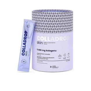 Colladrop Skin 5000 mg de collagène bovin 30 sachets Aura Herbals