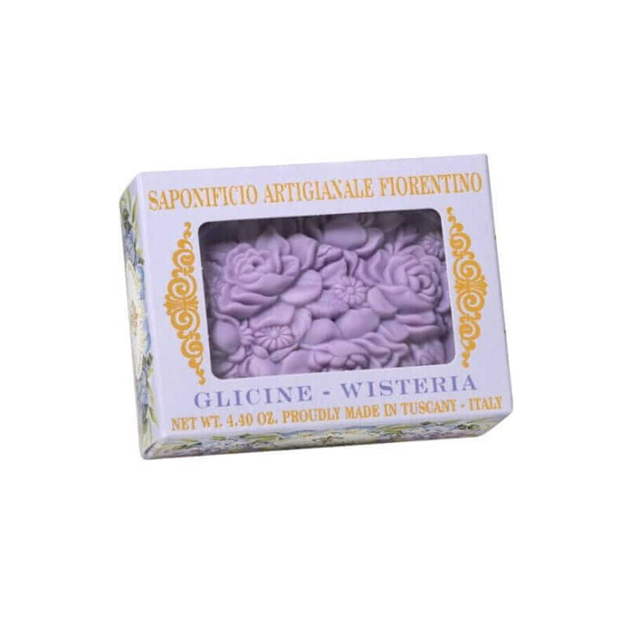 Natürliche parfümierte Seife Glycinia 125g Saponificio Artigianale Fiorentino