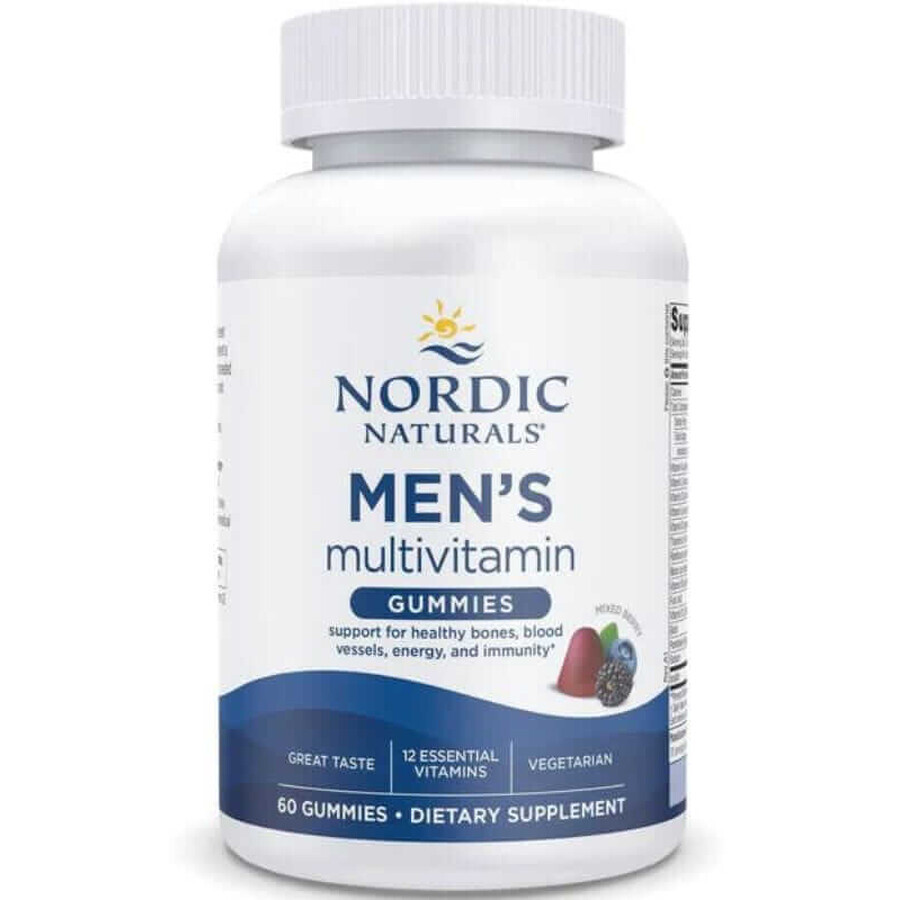 Men's Multivitamin Gummies - multivitamins for men 60 gels Nordic Naturals