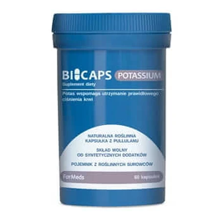 Bicaps Kalium 60 capsules Vormen