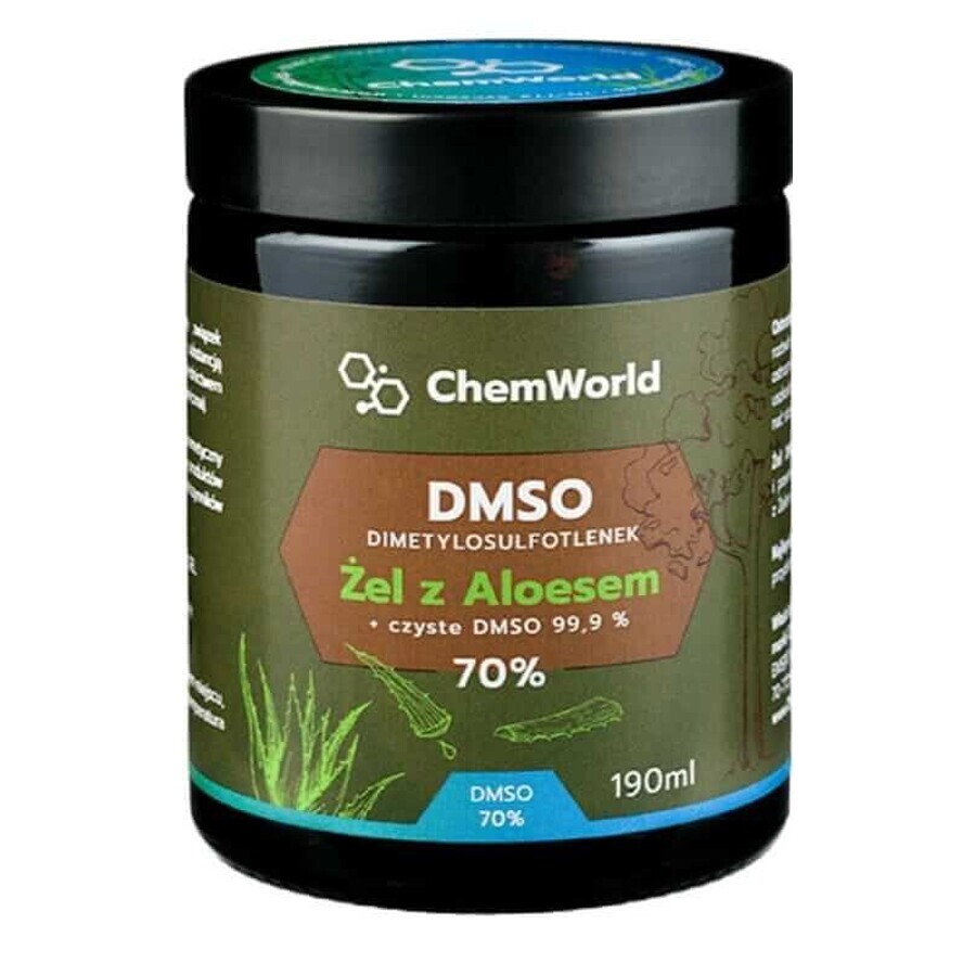 Gel DMSO 70% con Aloe Vera 190 ml ChemWorld